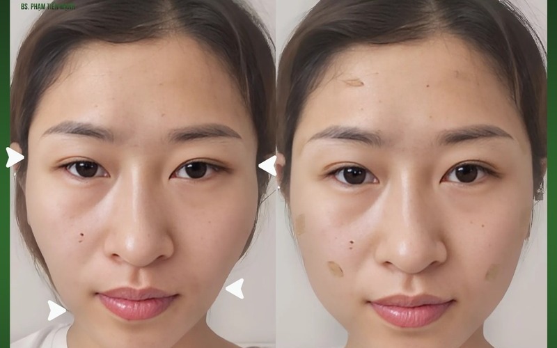 Mặt đầy đặn hơn sau cấy (Nguồn: MD Change Life)