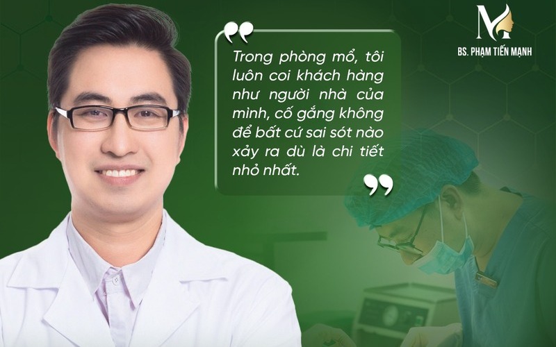 Bác sĩ Mạnh có 10 năm kinh nghiệm trong ngành thẩm mỹ (Nguồn: MD Change Life)