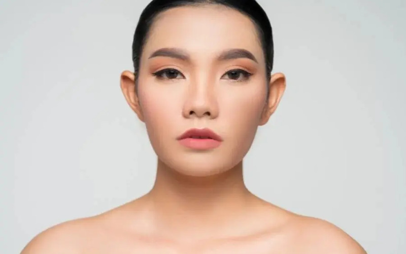 Mũi hếch thường ngắn hơn so với tỷ lệ chung của khuôn mặt (Nguồn: Internet)